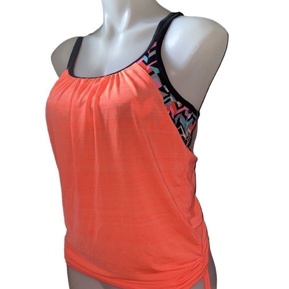 🏖🔥 Zeroxposur swim tank/sport bra New sz small - Picture 1 of 5